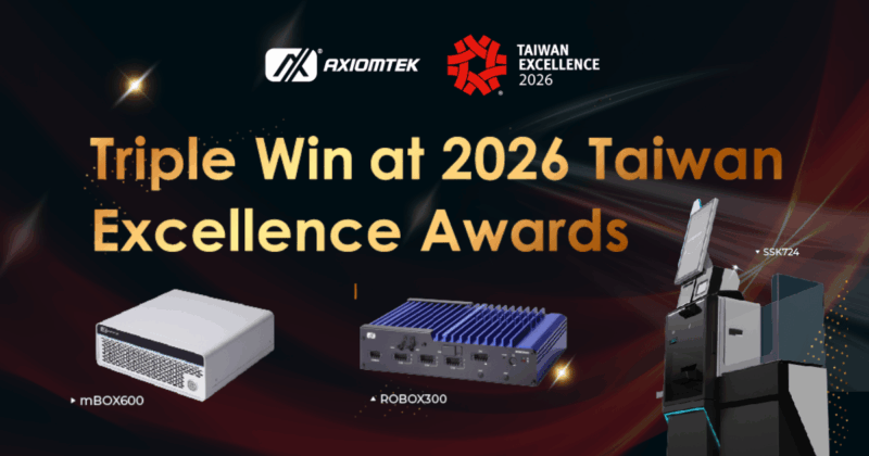 Axiomtek Taiwan Excellence Award 2026